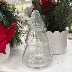✨NEW🎄Target Bullseye Playground 2023 Christmas Tree Glass Container Jar❄️